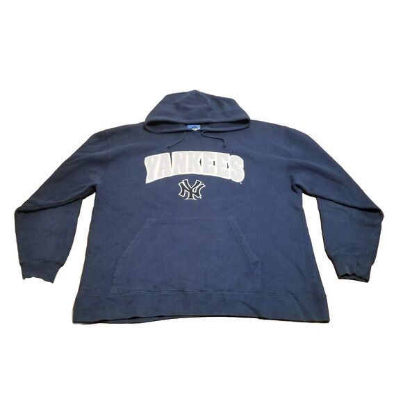 adidas Other - Adidas New York Yankees Hoodie Men's Size XL Navy Blue Sweatshirt Baseball Team